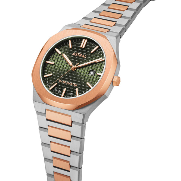 Two Tone Green Dial Astral Date Master