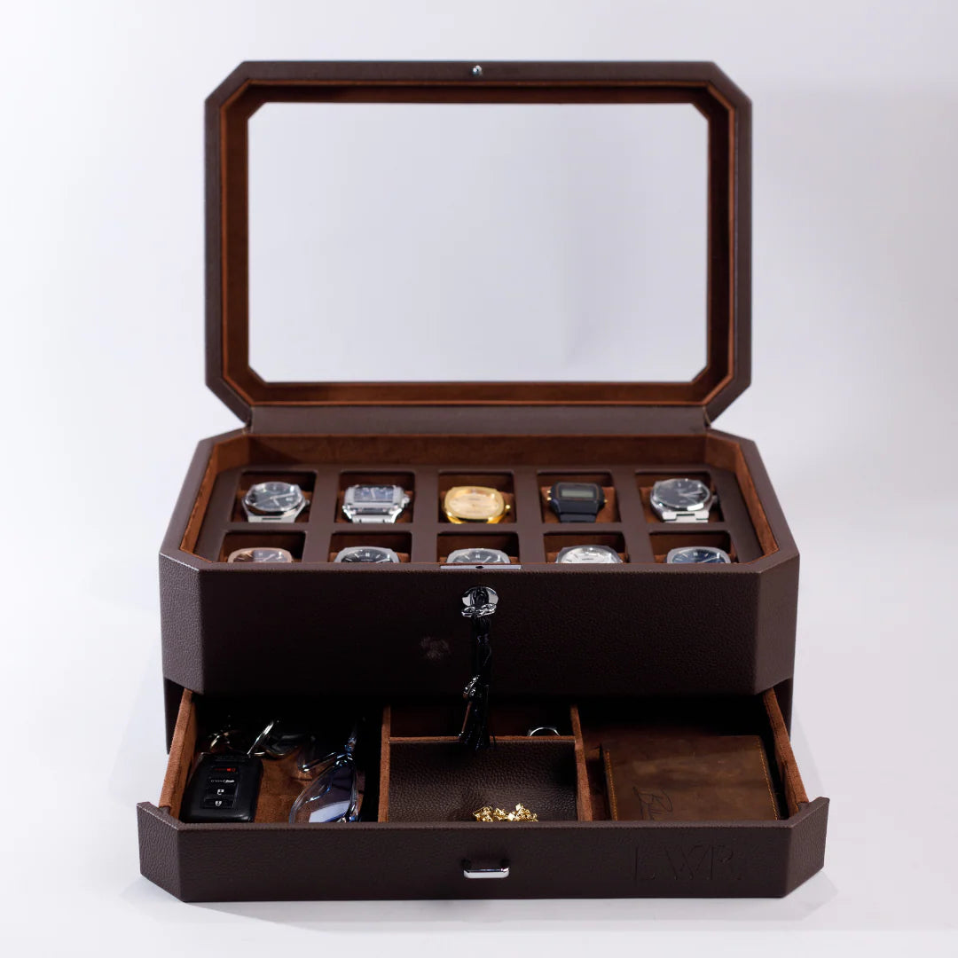 The Duke Watch Box With Drawer