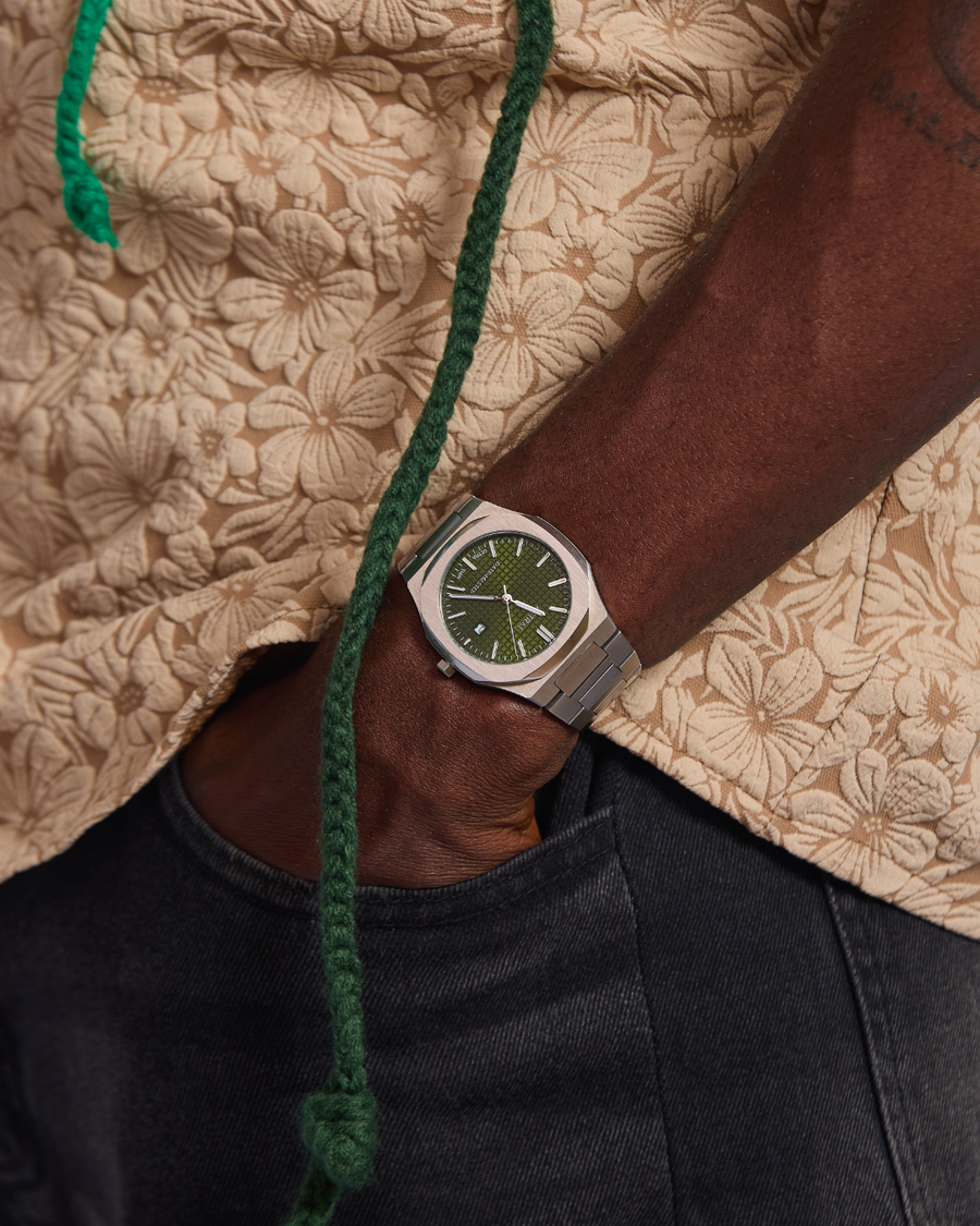 Silver x Mint Green Astral Date Master