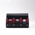 The Raven Black X Purple Watch Roll - 3 Slot