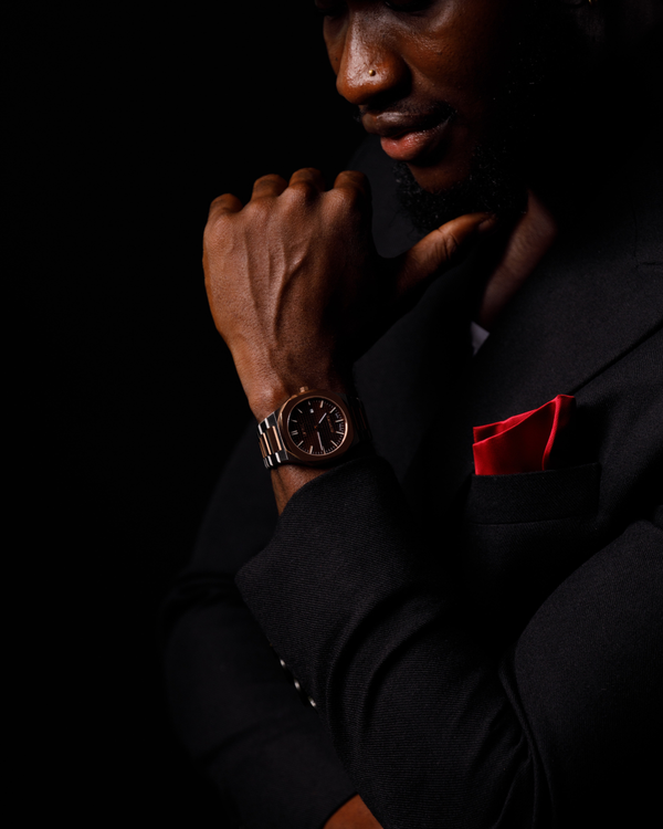 Two Tone Brown Dial Astral Date Master