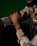 Two Tone Brown Dial Astral Date Master