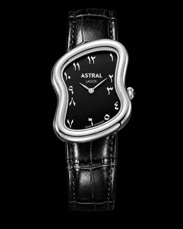 Astral Retro — Silver x Black Dial
