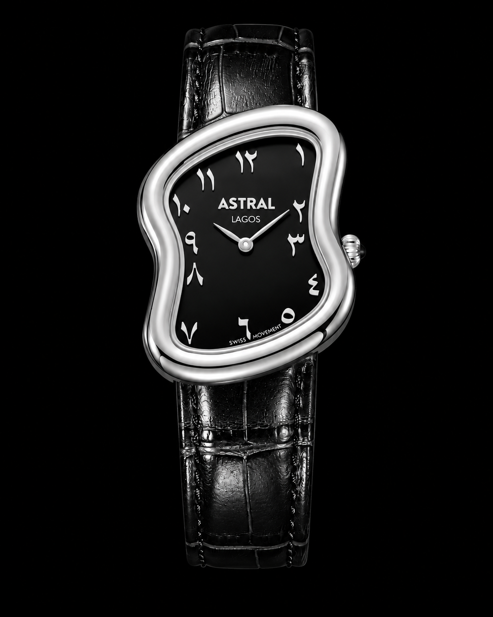Astral Retro — Silver x Black Dial