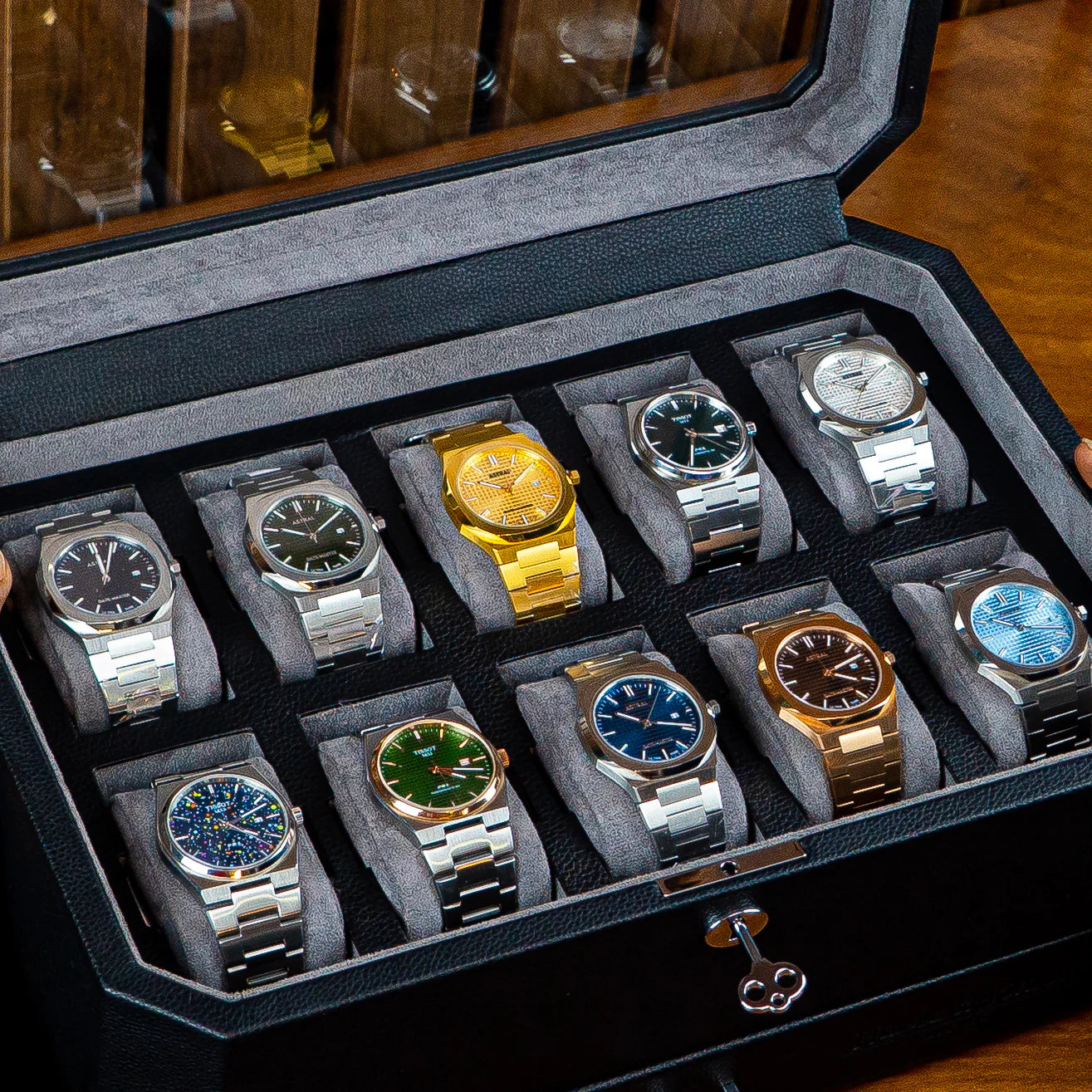 The Duke Watch Box With Drawer