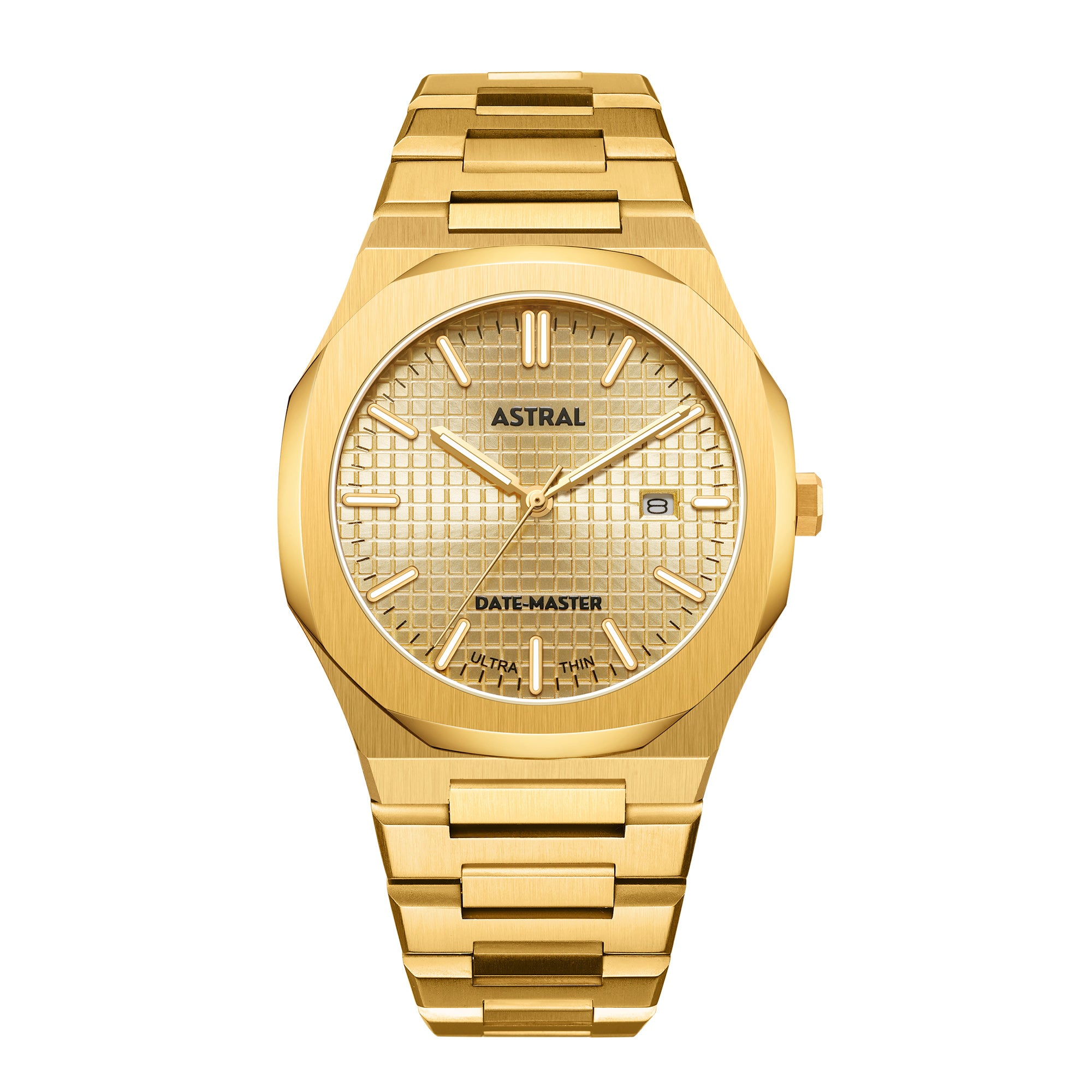 Yellow Gold Astral Date Master – Astral Watches