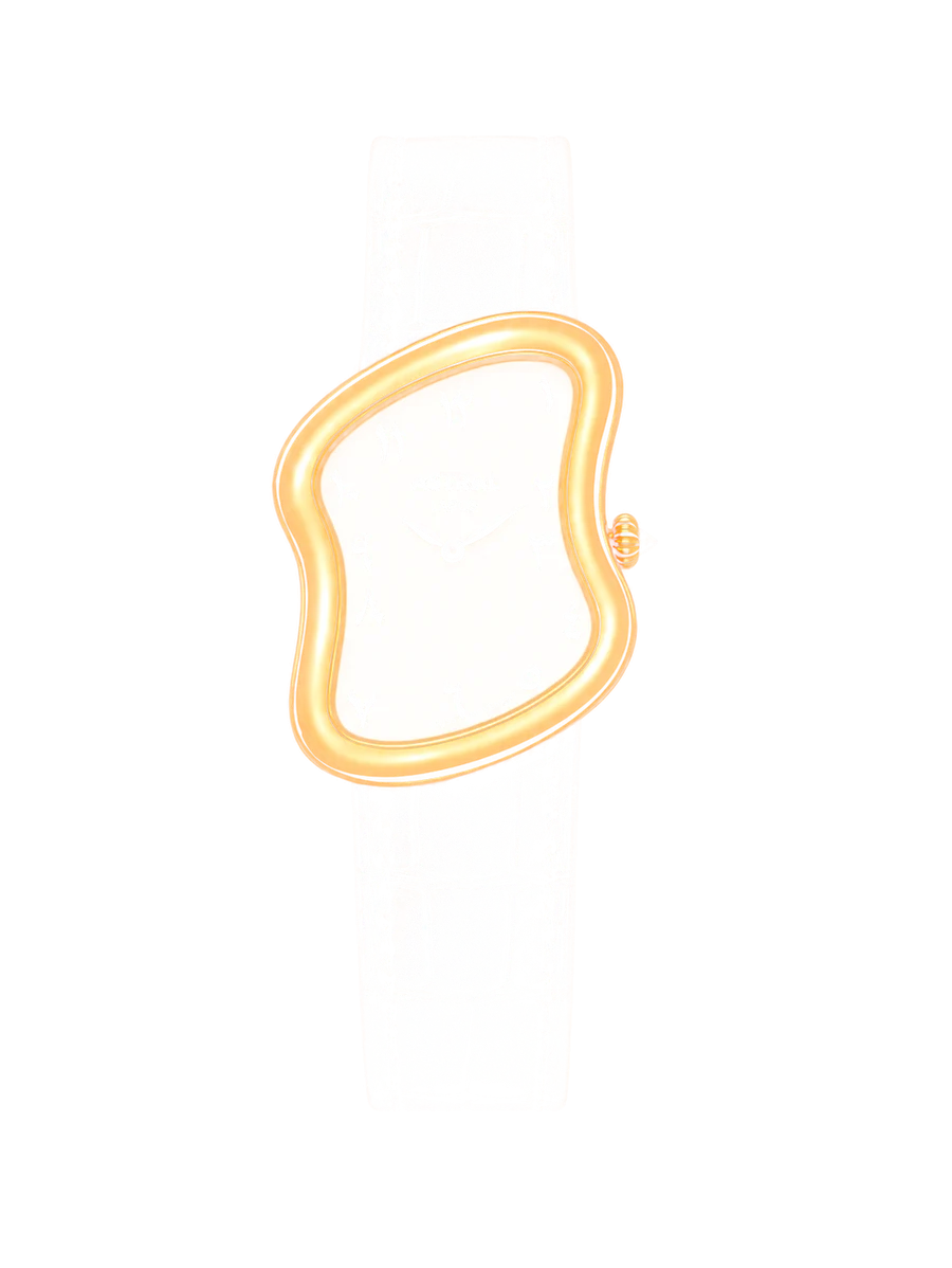 Astral Retro, yellow gold, white dial