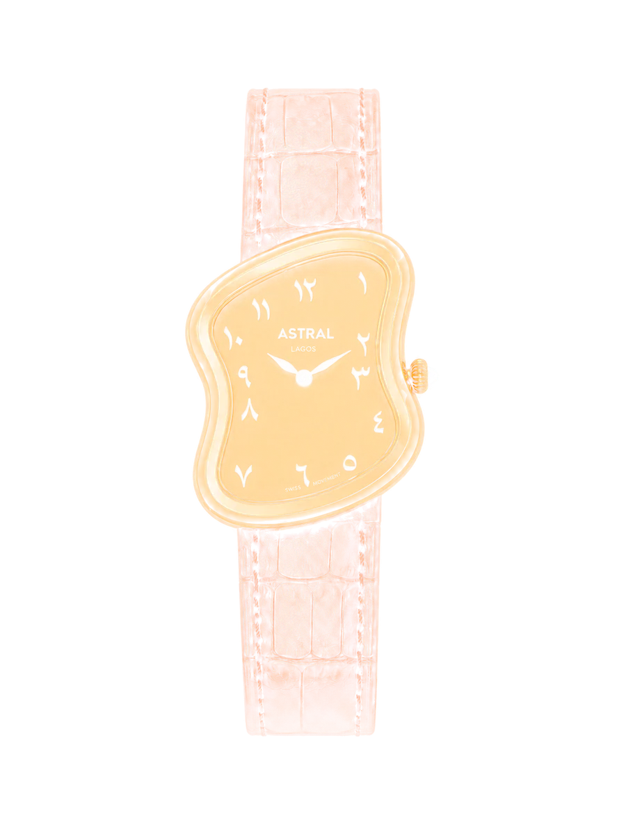 Astral Retro, yellow gold, gold dial