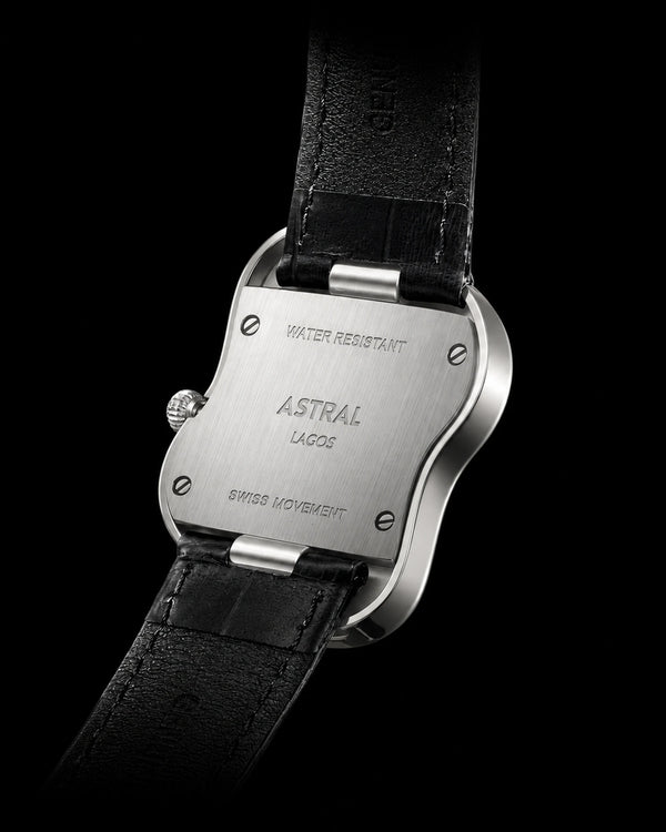 Astral Retro — Silver x Black Dial